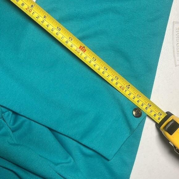 Vintage Doncaster Sport Teal Jumpsuit 80's Office Dress Up Women's Size 4 Fun! ! - Picture 7 of 9